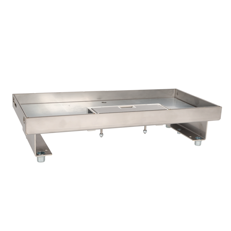 Cover, for floor boxes, KGH, For concrete floor, stainless steel, 187 x 283 mm, 8×K45, classic inox