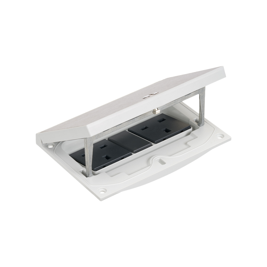 Pagal užsakymą pagamintas gaminys, grindų dėžutės įdėklas, KGT, IP66, 16 A, IK08, nerūdijantis plienas (Inox)