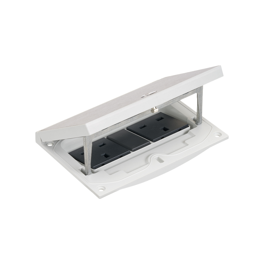 Pagal užsakymą pagamintas gaminys, grindų dėžutės įdėklas, KGT, IP66, 16 A, IK08, nerūdijantis plienas (Inox)