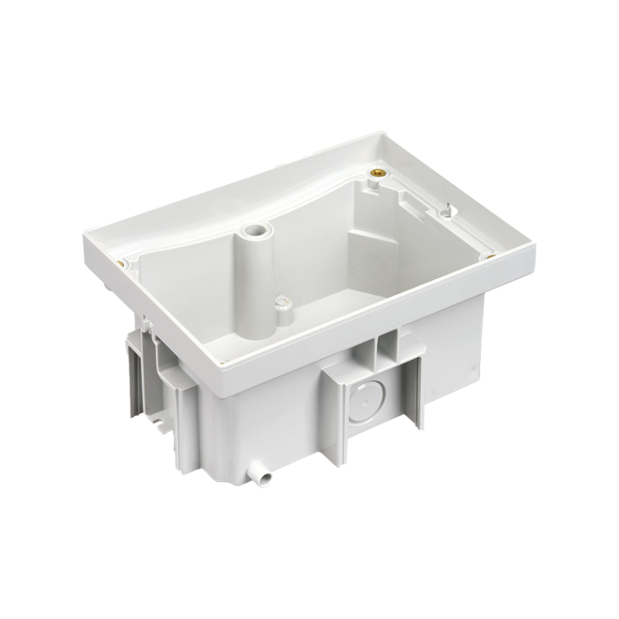 KGT floor box, IP66, IK08, 2.5×K45, For concrete floor, grey