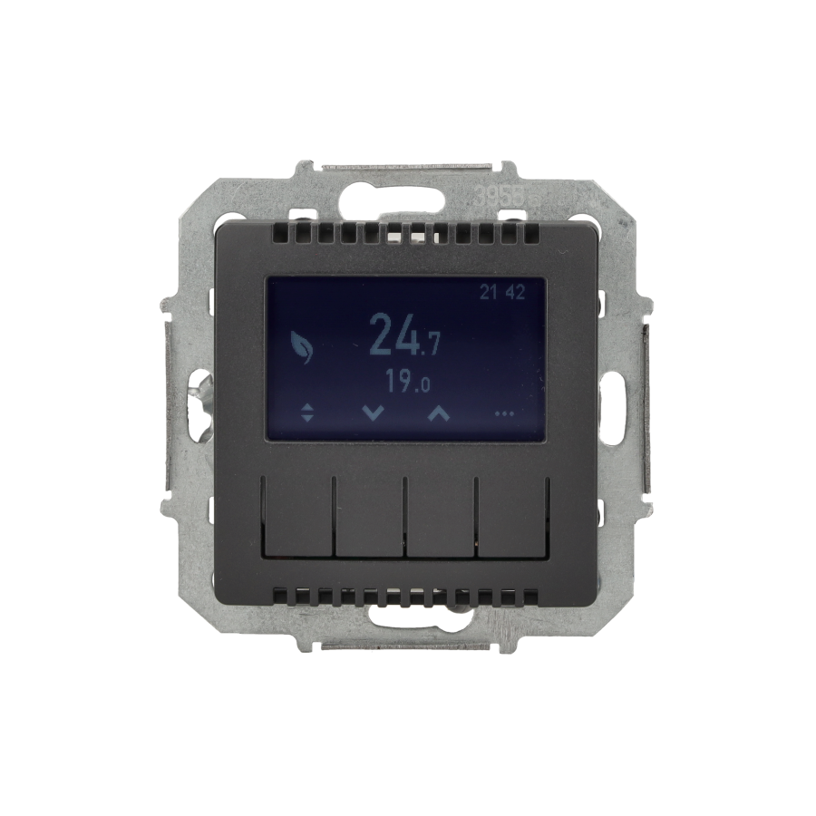 Simon 82 digital thermostat, graphite