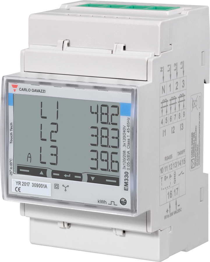 KT three-phase SPL network analyzer with 1 toroidal <1000 A, three-phase, compatible with: Neon, SM20, SM34, Xenon