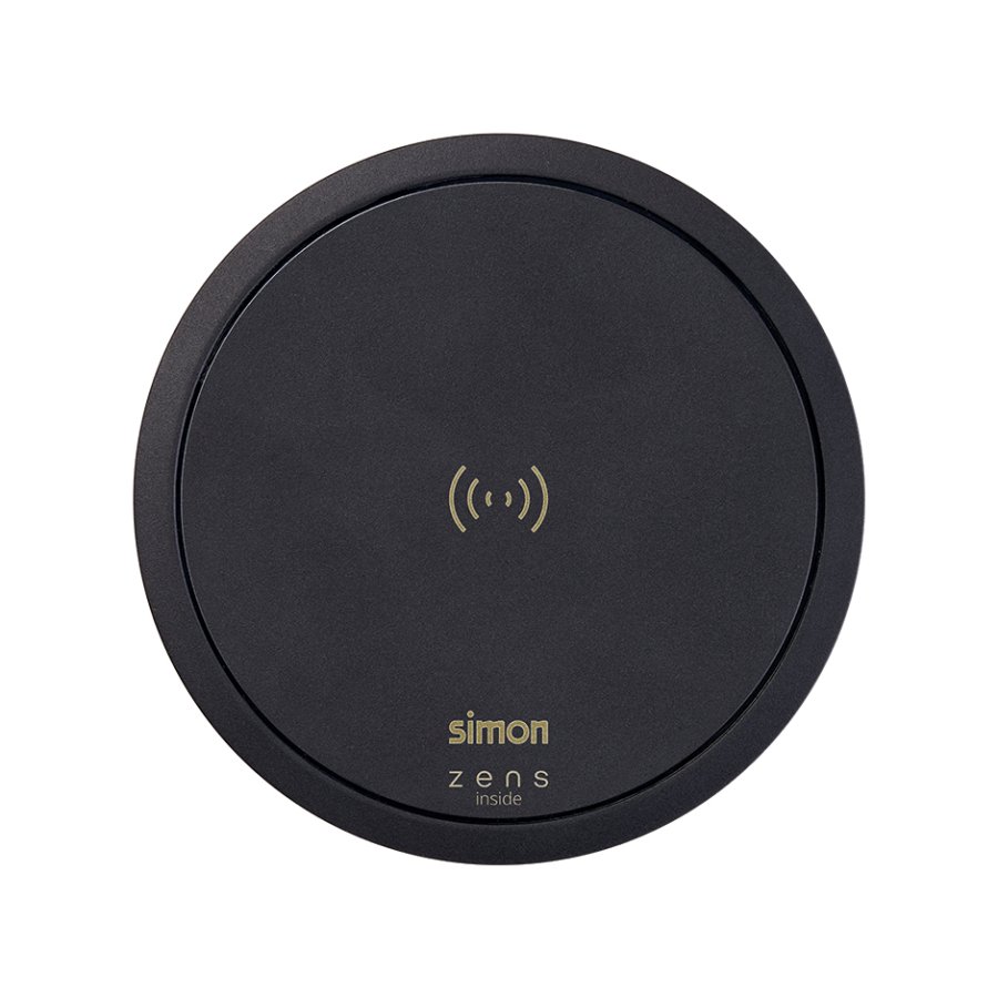 Indukcinis baldų įkroviklis, „Simon 400 Flash 90“, 240 V, Galingumas: 15 W, juoda