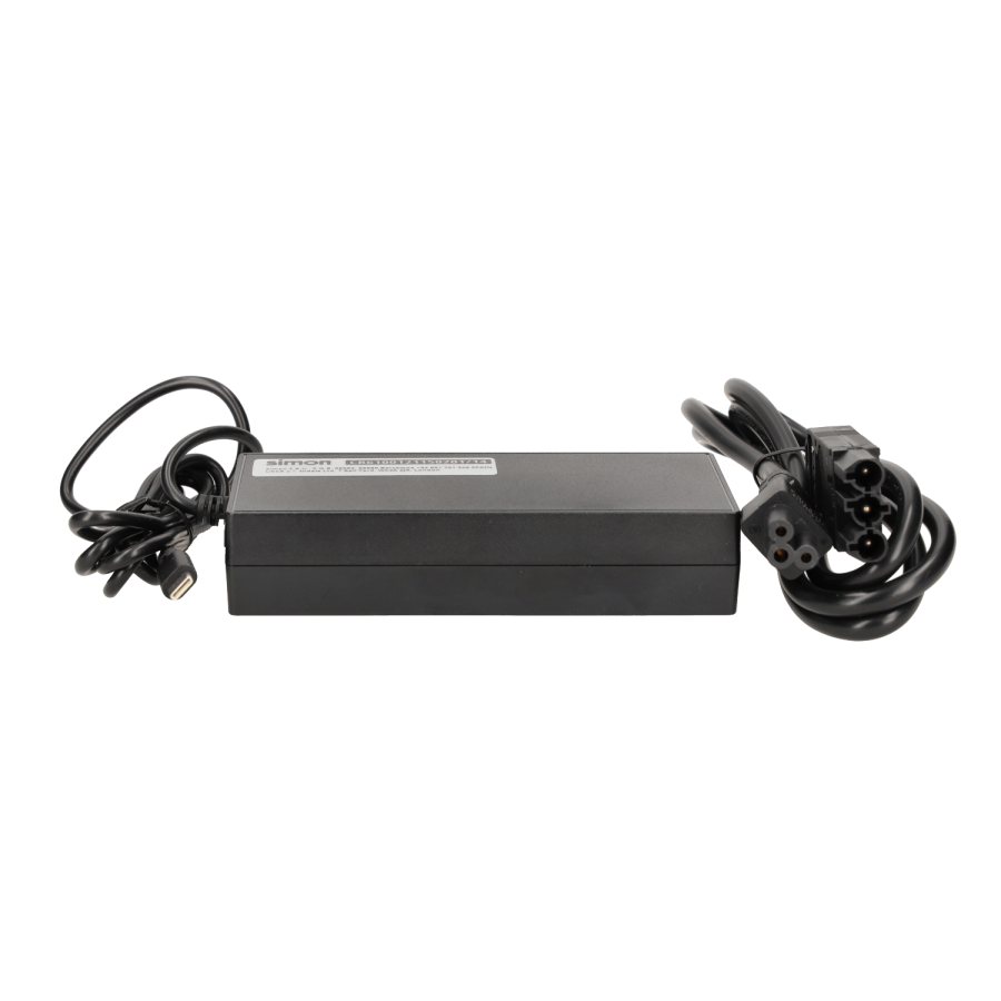 Pagal užsakymą gaminamas produktas, 230 V, 100 W USB-C maitinimo šaltinis su greito jungimo kabeliu, su USB-C „Thunderbolt“ prievadu, „Simon 400“, IP20, G: 100 W, juoda