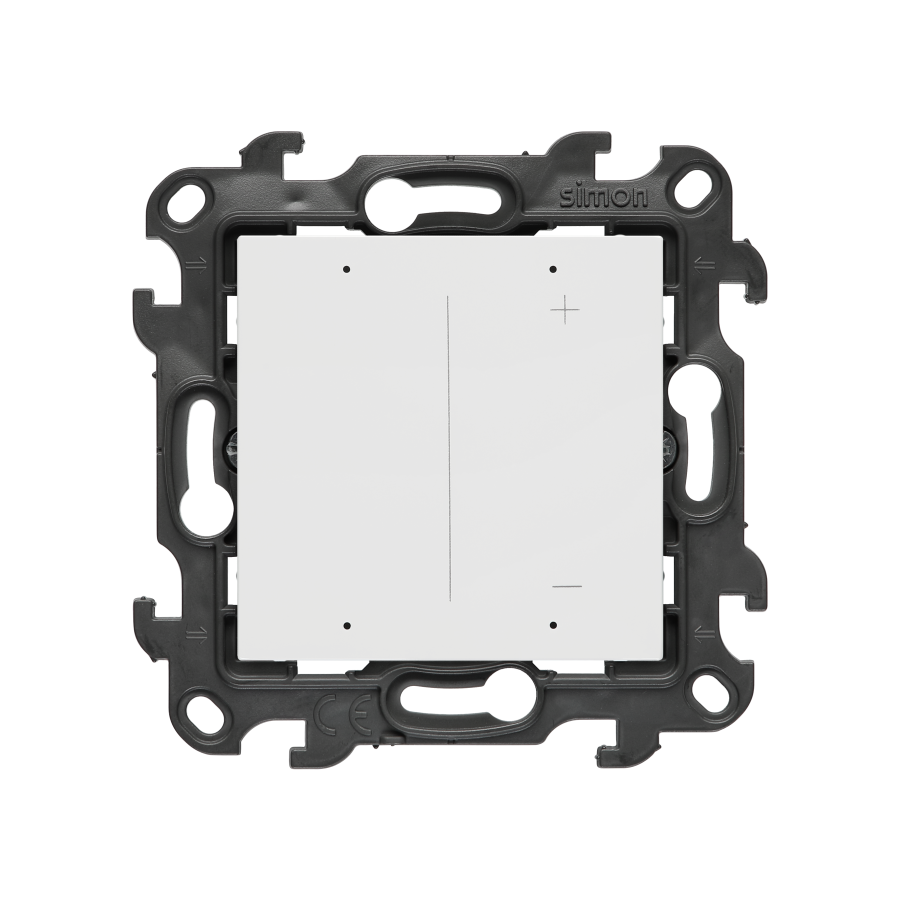 Push dimmer illuminated, (module), Simon 24, IP20, white