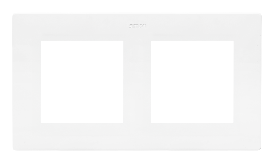 Double frame, Simon 24, IP20/IP44, white