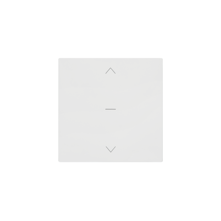 Single button for roller blind switch and pushbutton, (rocker), Simon 24, IP20, white