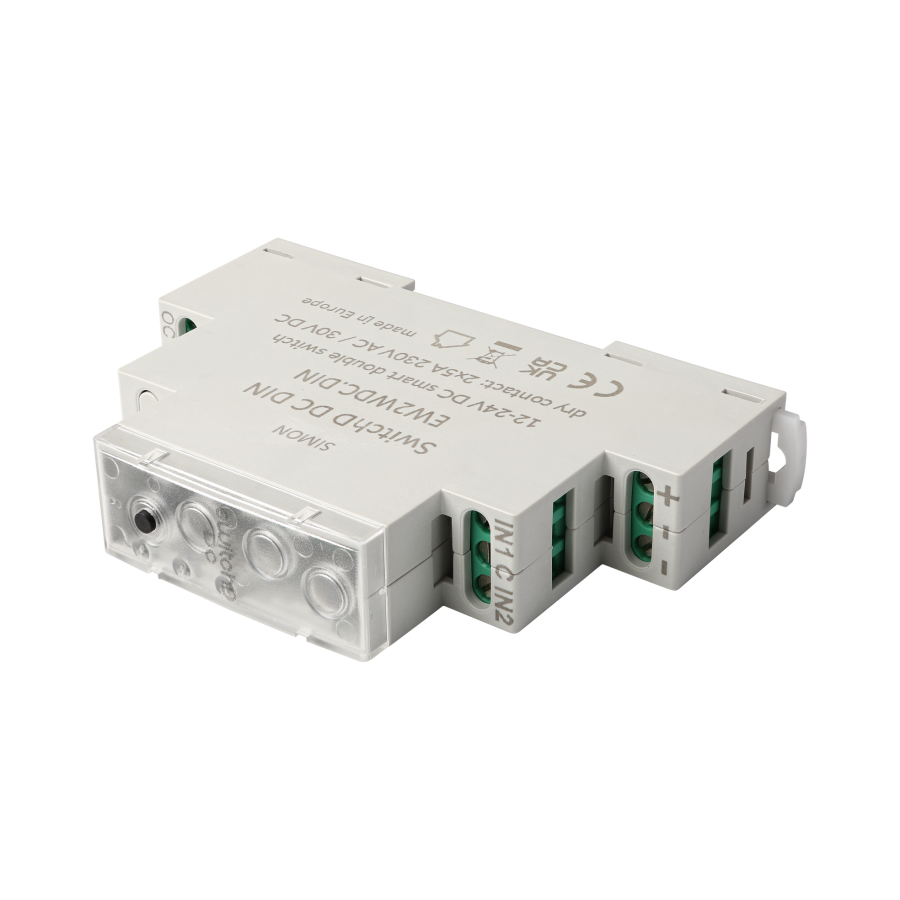 Simon GO dual controller with built-in energy measurement, controlled by a smartphone [Wi-Fi] - switchBoxD DIN, 2 x 5A, (DIN rail)