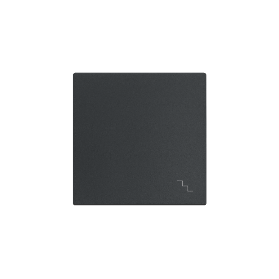 Single button for the switch with the "stairs" pictogram, (rocker), Simon 24, IP20, graphite mat