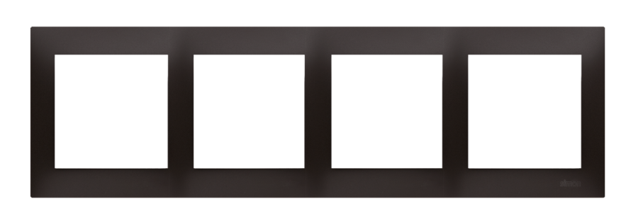 Simon 54 Premium quadruple frame, anthracite, metalic