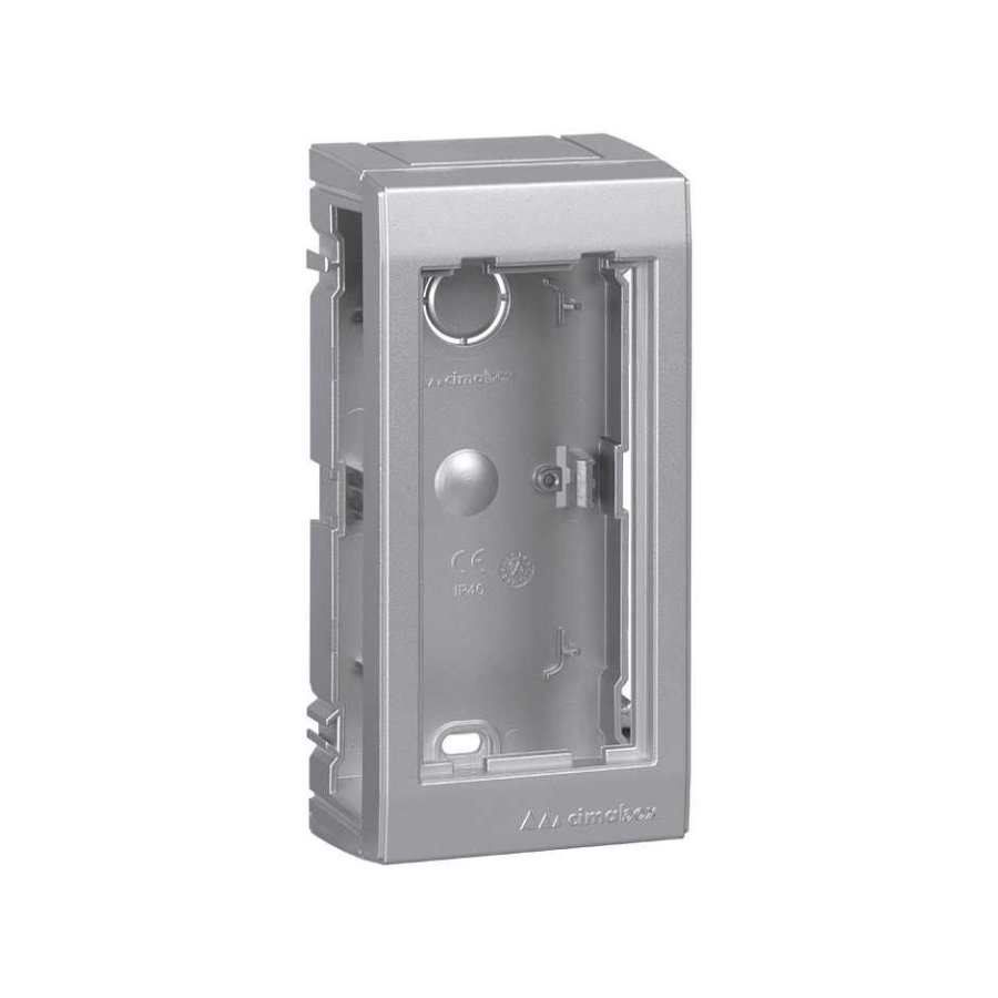 Surface mounted box, Without side covers, CIMA PRO, 2×K45, aluminum