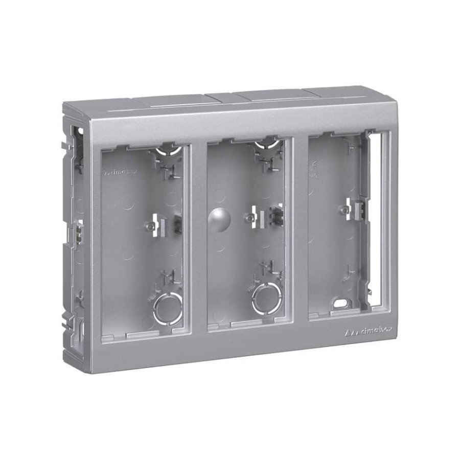 Surface mounted box, Without side covers, CIMA PRO, 6×K45, aluminum
