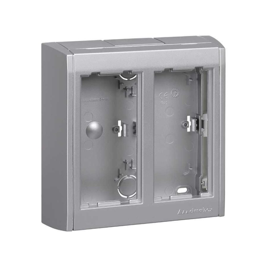 Surface mounted box, With side covers, CIMA PRO, 4×K45, aluminum