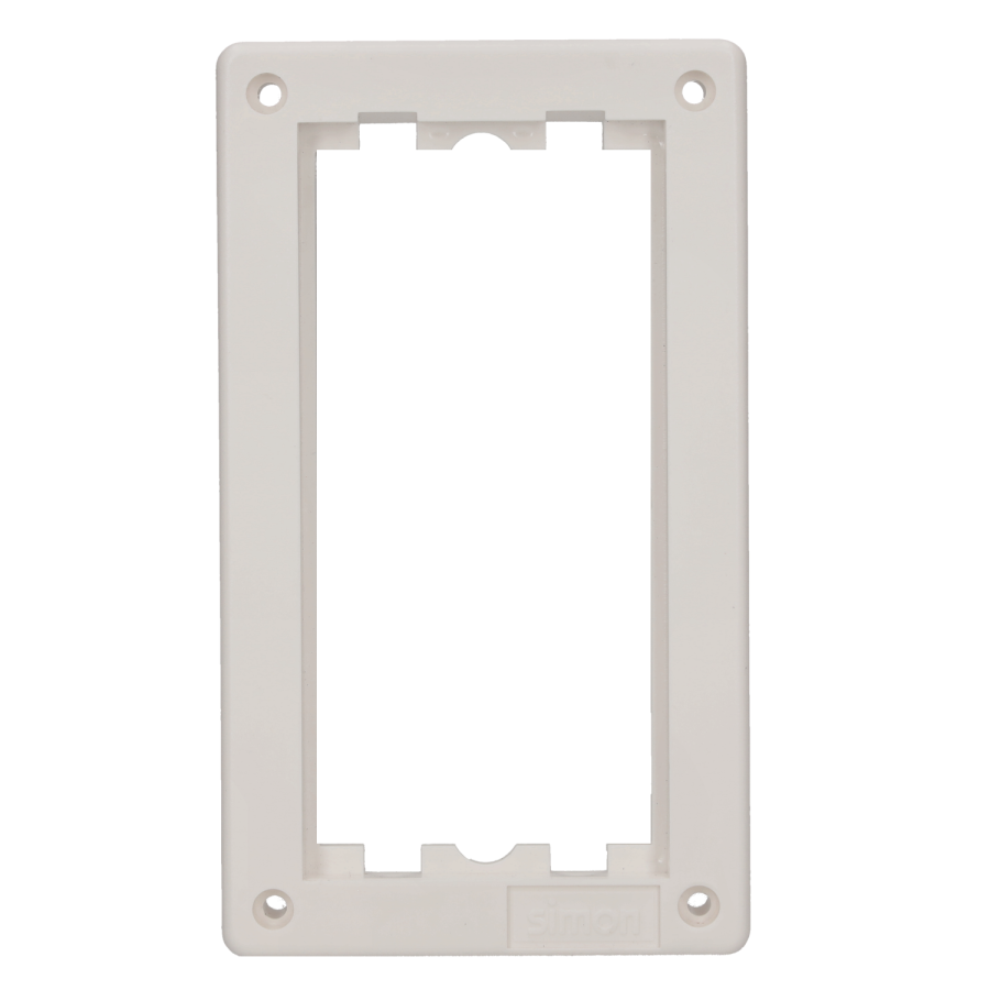 Frame for S66/.. adapters, CIMA, 1×CIMA, Spare piece, for SF series floor boxes, pure white