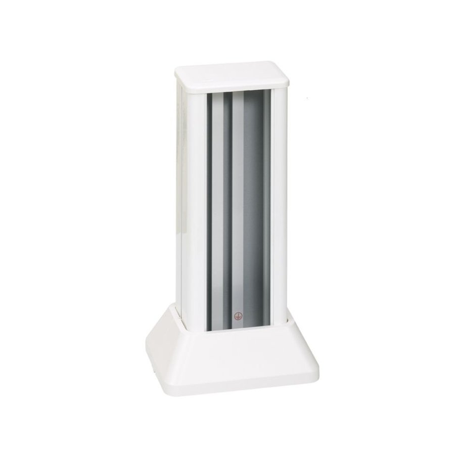 Mini installation column, Double-sided, ALC, 336mm, 8×K45, 4×CIMA, 4×S500, pure white