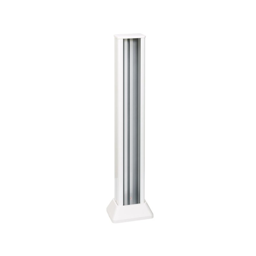 Mini installation column, Double-sided, ALC, 741mm, 20×K45, 10×CIMA, 10×S500, pure white