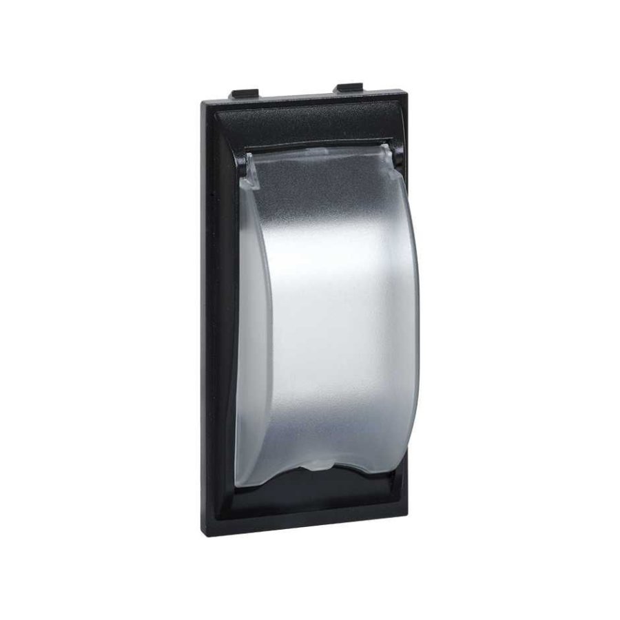 Dangtis su dangčiu, CIMA, skirtas ST, ALC, 2-poliams įrenginiams, 108×52 mm, pilkas grafitas