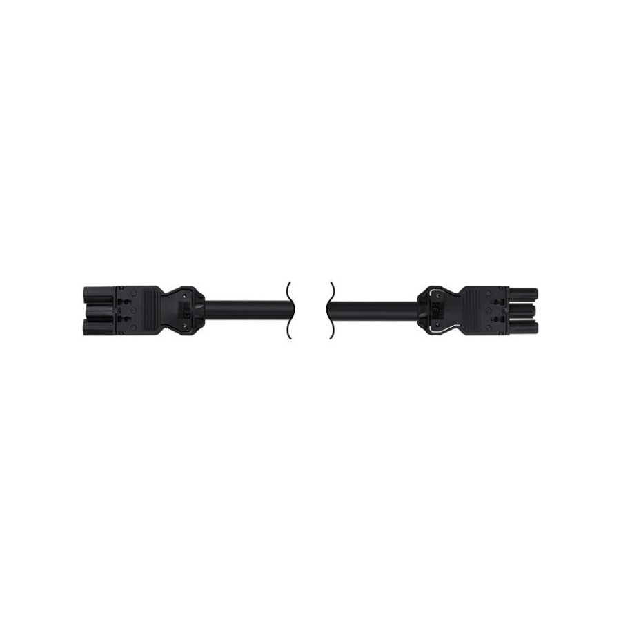 GESIS® jungiamasis laidas, 3 m, 3 × 3,25 mm, 16 A, pilkas grafitas